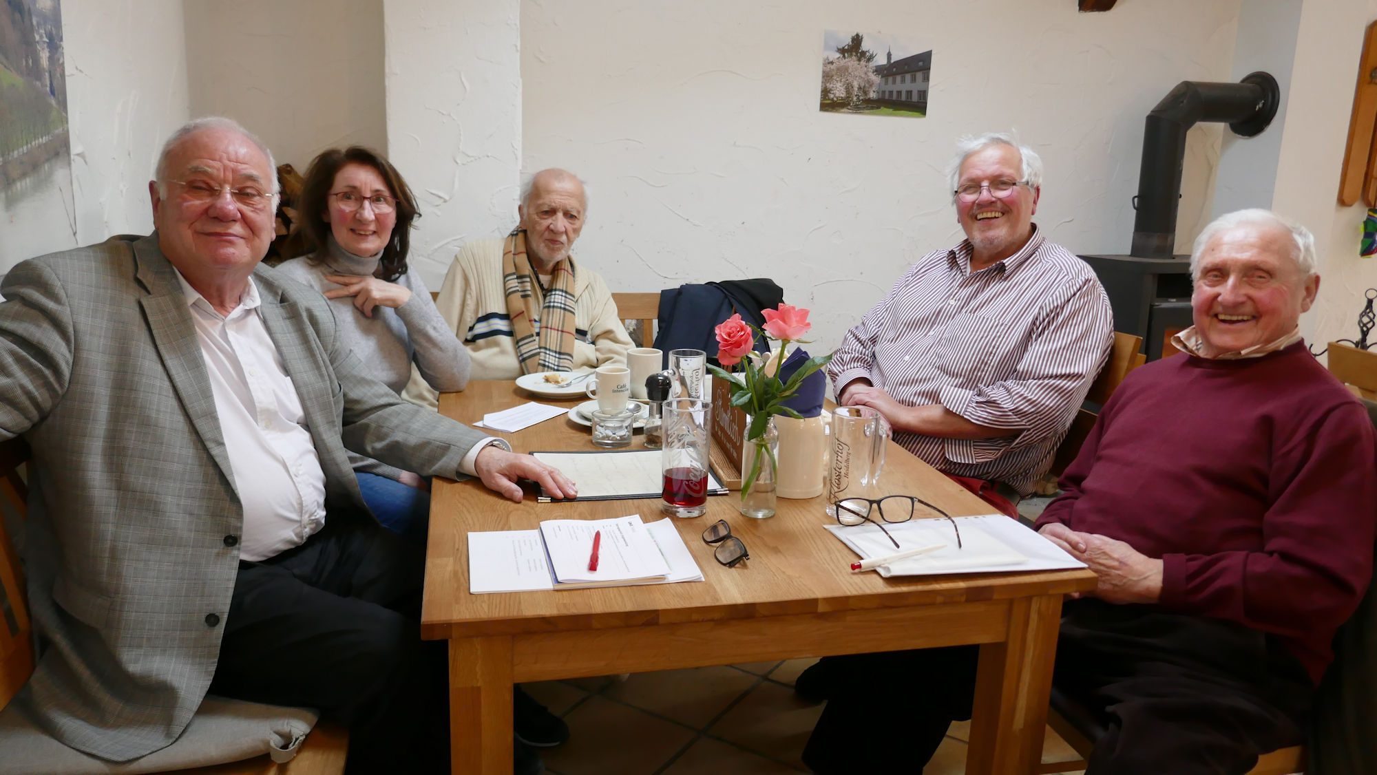 v.l. H. Schäfer, A. Baust, B.Stadler,, K. Fanz, P. Meuter - Bild Fanz Image